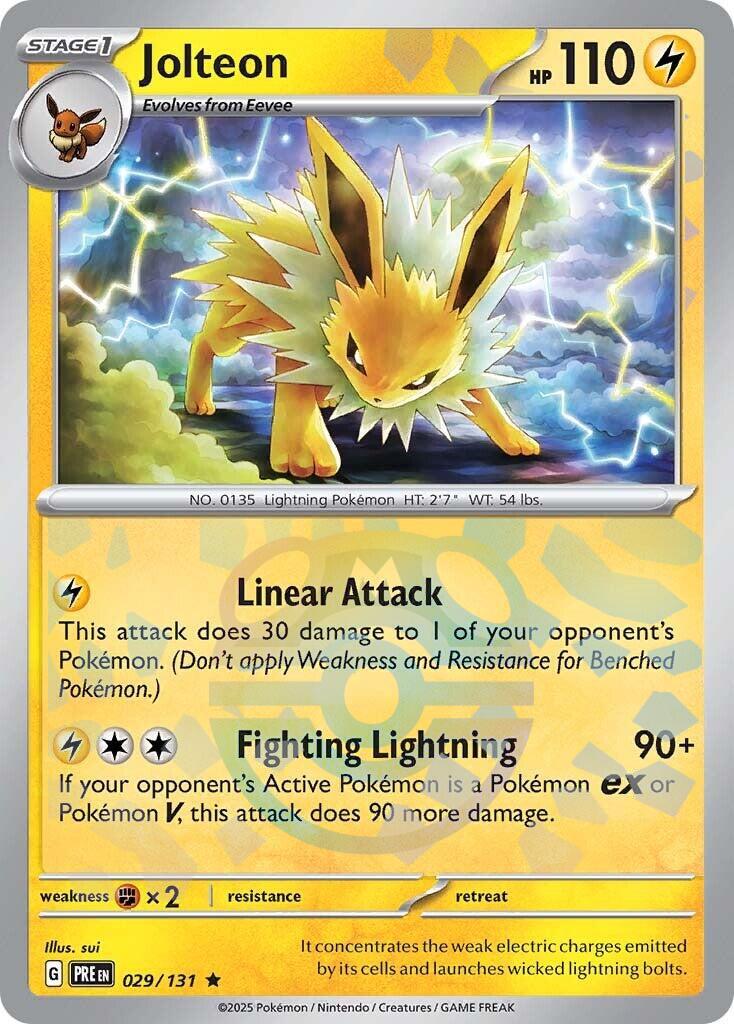 Jolteon (029/131) (Master Ball Pattern) [Scarlet & Violet: Prismatic Evolutions] | Mega City Incorporated