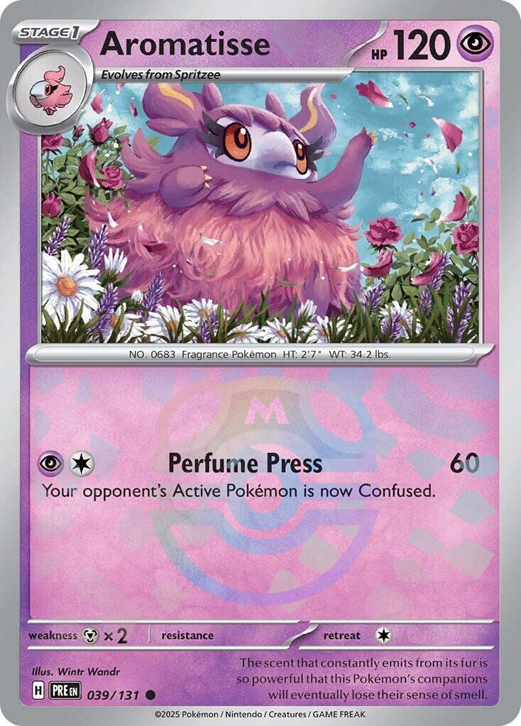 Aromatisse (039/131) (Master Ball Pattern) [Scarlet & Violet: Prismatic Evolutions] | Mega City Incorporated