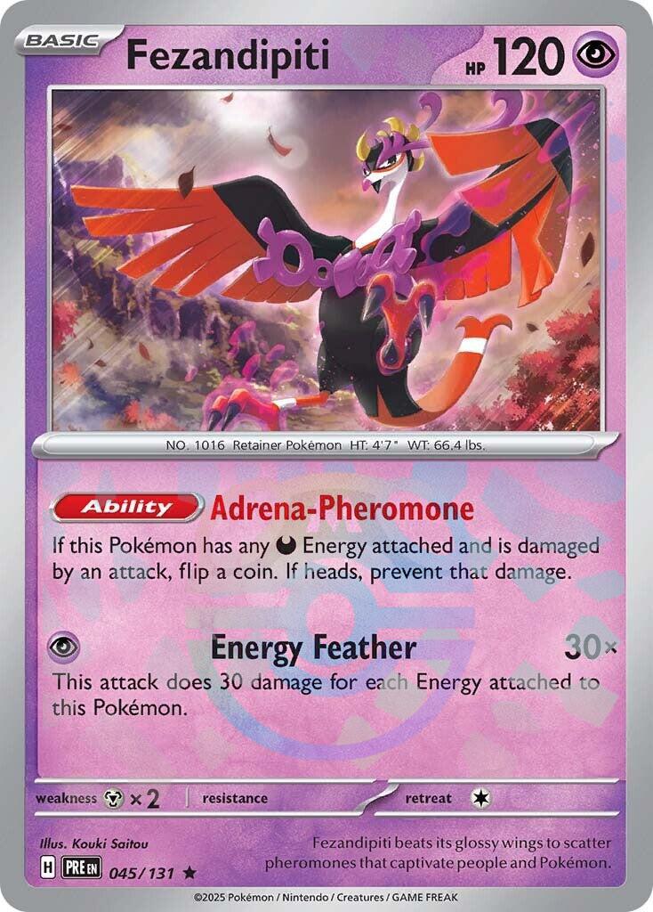 Fezandipiti (045/131) (Master Ball Pattern) [Scarlet & Violet: Prismatic Evolutions] | Mega City Incorporated