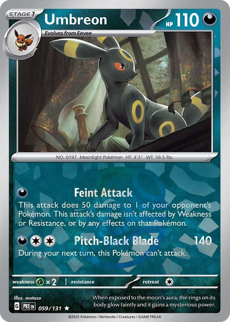 Umbreon (059/131) (Master Ball Pattern) [Scarlet & Violet: Prismatic Evolutions] | Mega City Incorporated