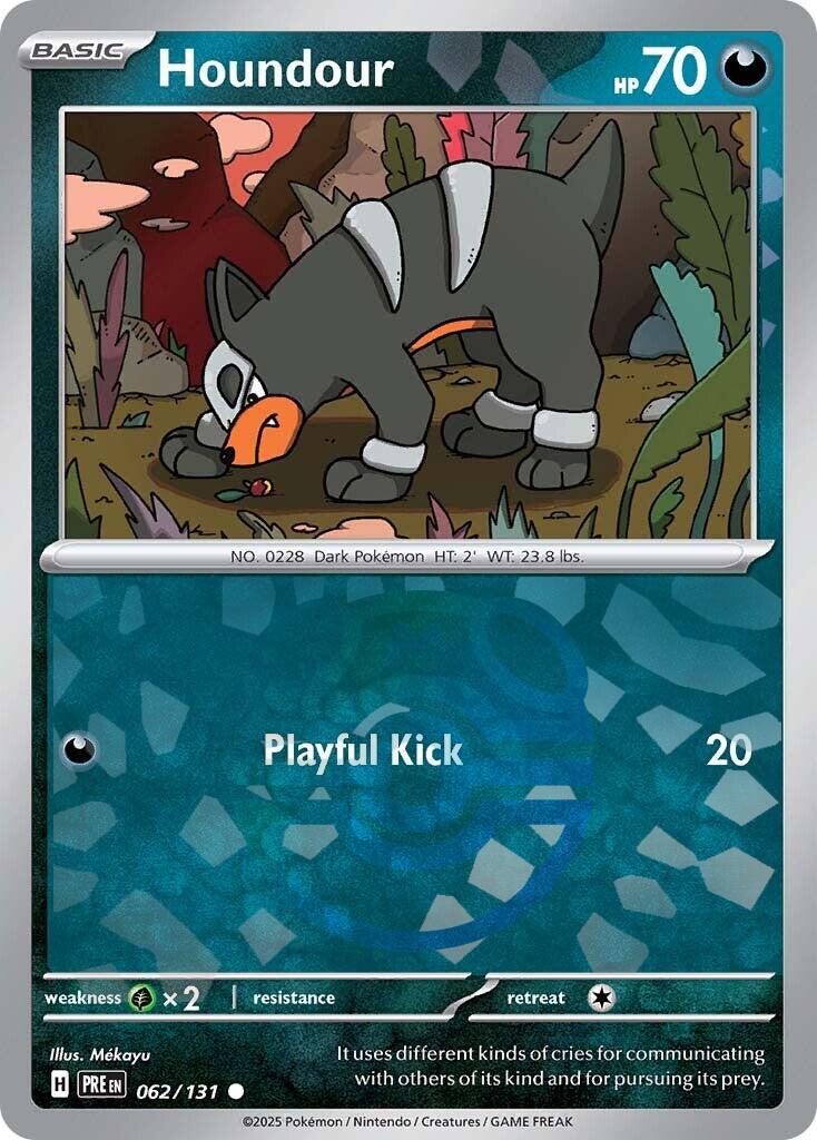 Houndour (062/131) (Master Ball Pattern) [Scarlet & Violet: Prismatic Evolutions] | Mega City Incorporated
