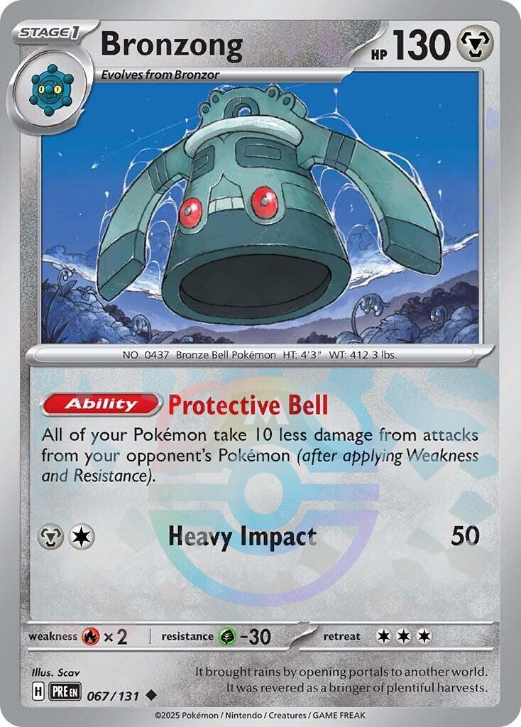Bronzong (067/131) (Master Ball Pattern) [Scarlet & Violet: Prismatic Evolutions] | Mega City Incorporated