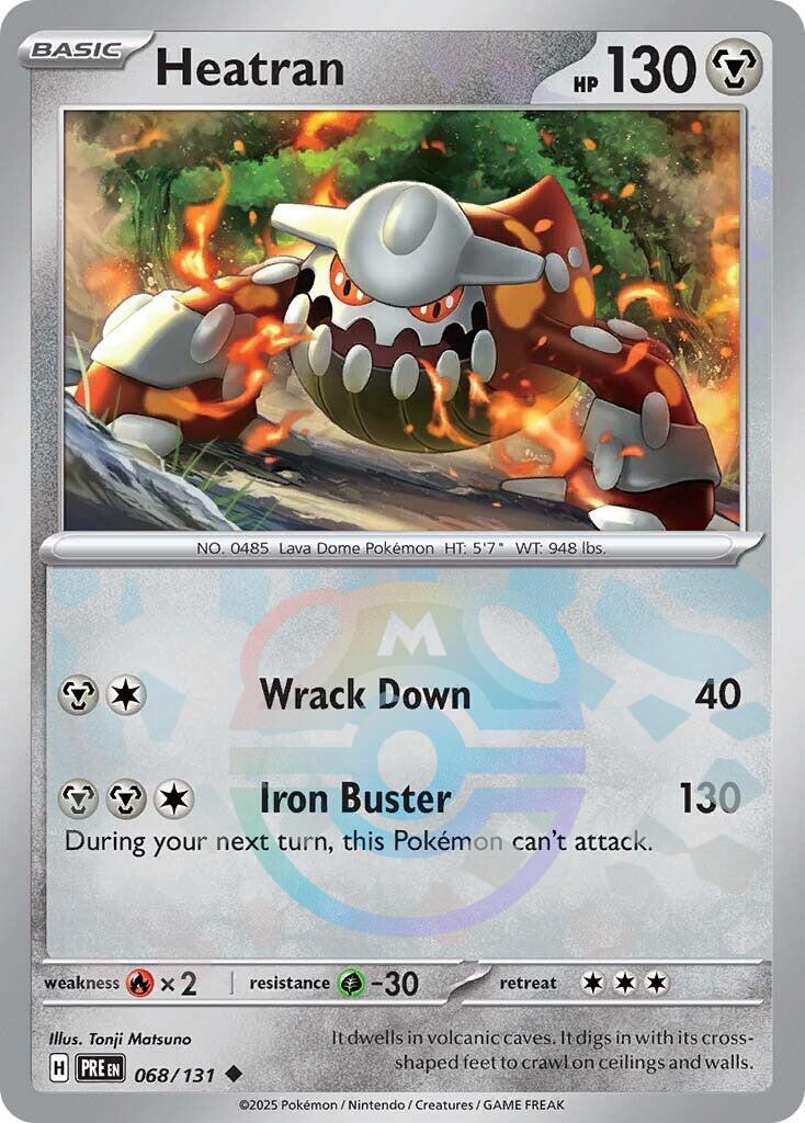 Heatran (068/131) (Master Ball Pattern) [Scarlet & Violet: Prismatic Evolutions] | Mega City Incorporated