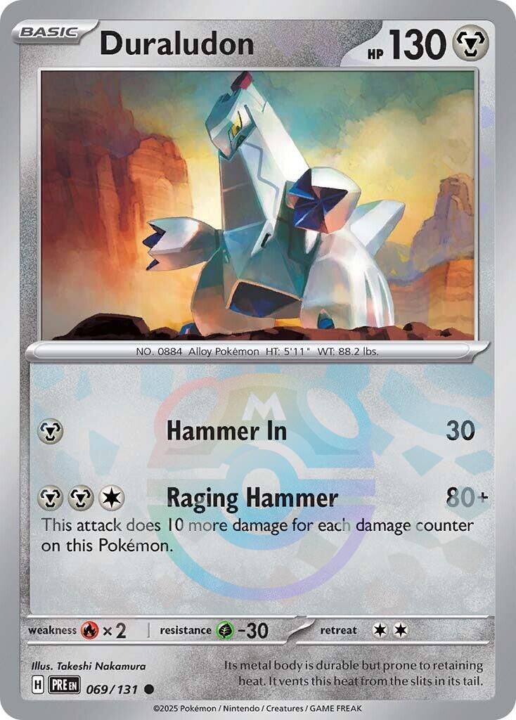 Duraludon (069/131) (Master Ball Pattern) [Scarlet & Violet: Prismatic Evolutions] | Mega City Incorporated