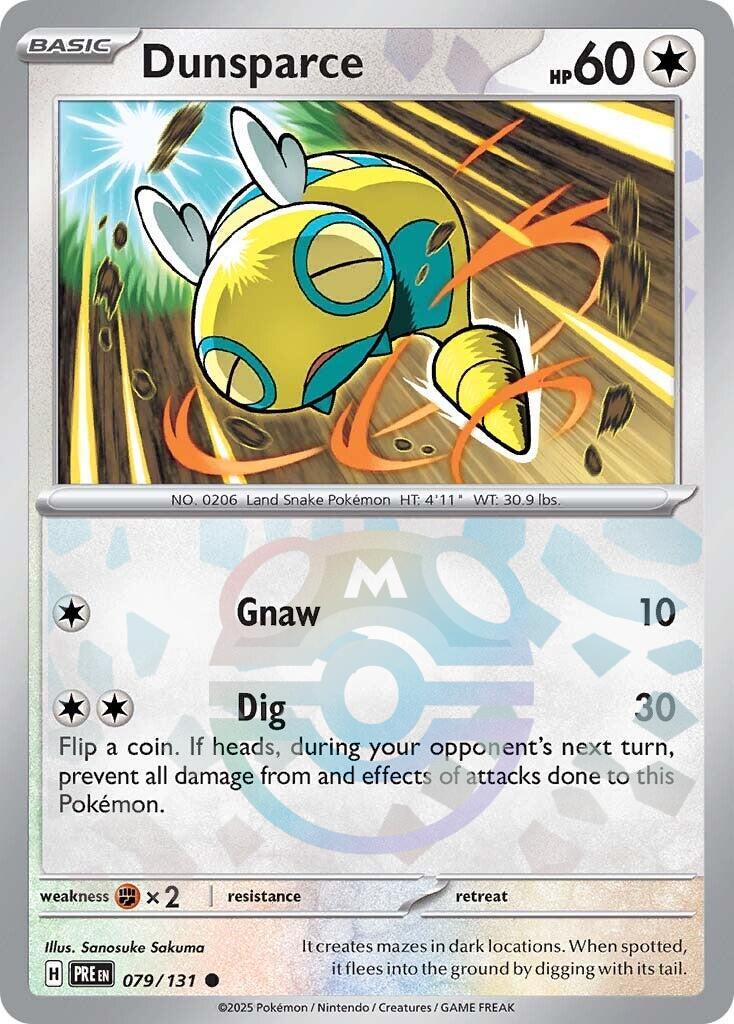 Dunsparce (079/131) (Master Ball Pattern) [Scarlet & Violet: Prismatic Evolutions] | Mega City Incorporated