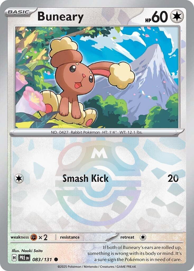 Buneary (083/131) (Master Ball Pattern) [Scarlet & Violet: Prismatic Evolutions] | Mega City Incorporated