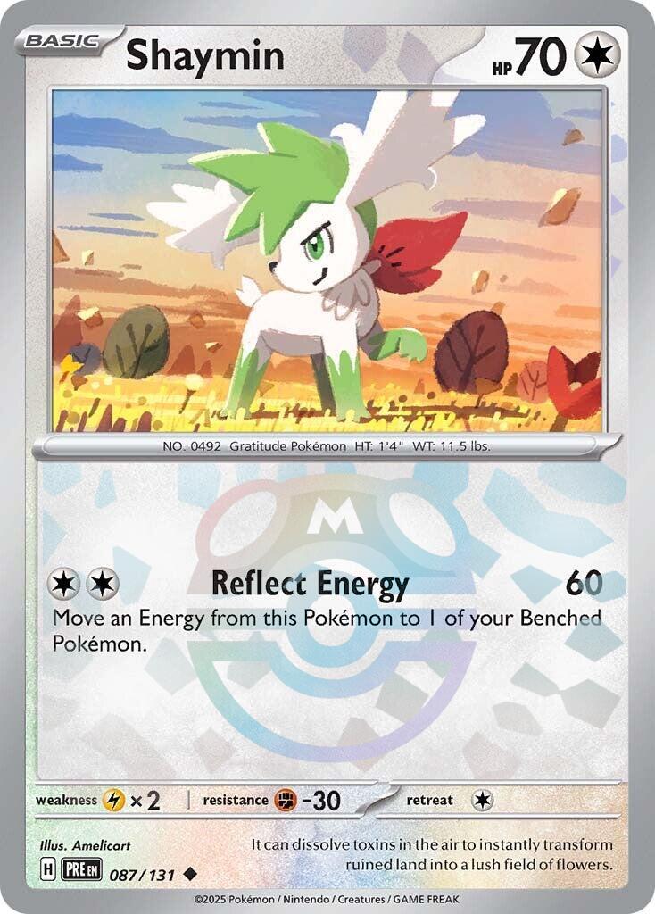 Shaymin (087/131) (Master Ball Pattern) [Scarlet & Violet: Prismatic Evolutions] | Mega City Incorporated