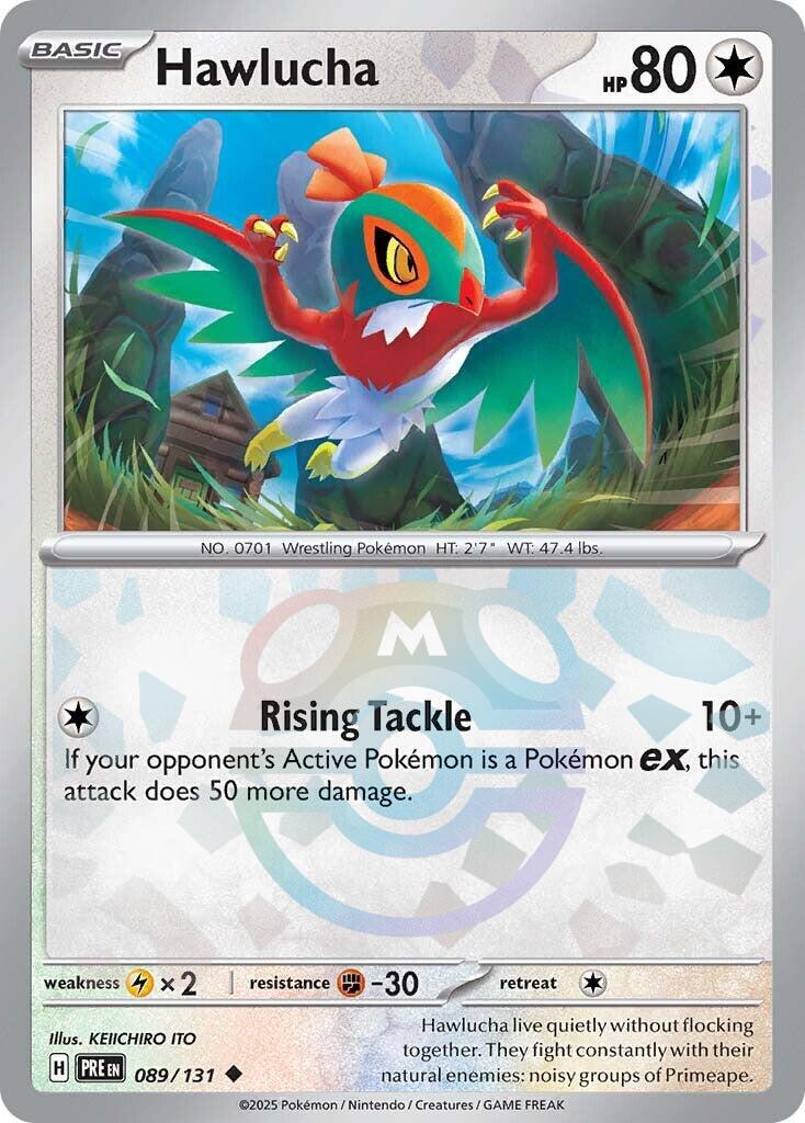Hawlucha (089/131) (Master Ball Pattern) [Scarlet & Violet: Prismatic Evolutions] | Mega City Incorporated