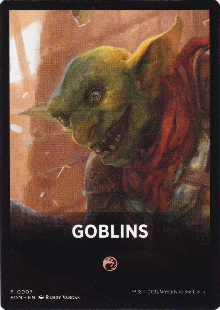 Goblins Theme Card [Foundations Tokens] | Mega City Incorporated