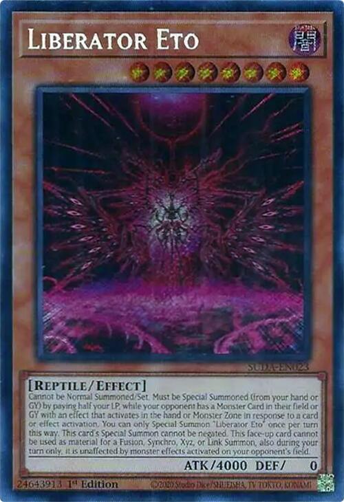 Liberator Eto [SUDA-EN023] Secret Rare | Mega City Incorporated