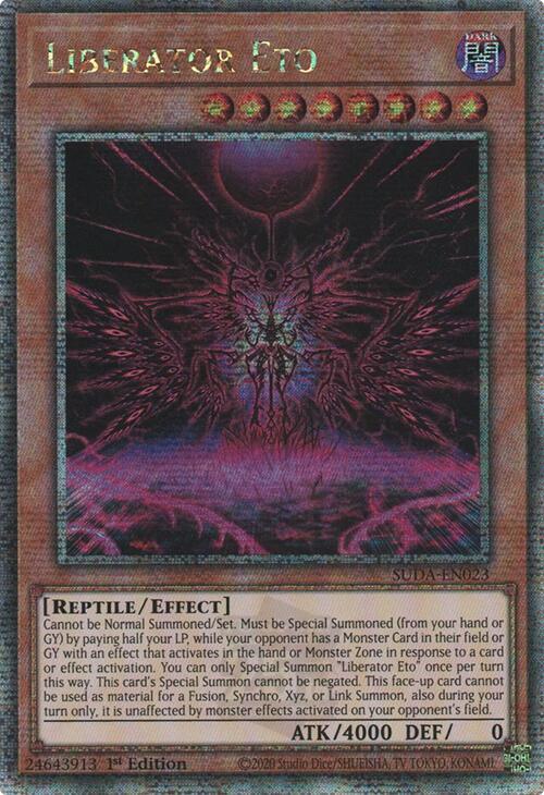 Liberator Eto (Quarter Century Secret Rare) [SUDA-EN023] Quarter Century Secret Rare | Mega City Incorporated