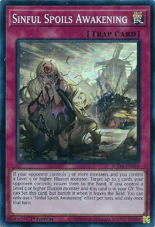 Sinful Spoils Awakening [SUDA-EN069] Super Rare | Mega City Incorporated