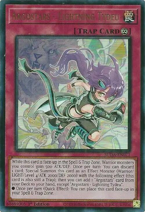 Argostars - Lightning Tydeu [SUDA-EN071] Ultra Rare | Mega City Incorporated