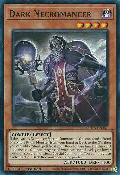 Dark Necromancer [SUDA-EN081] Super Rare | Mega City Incorporated