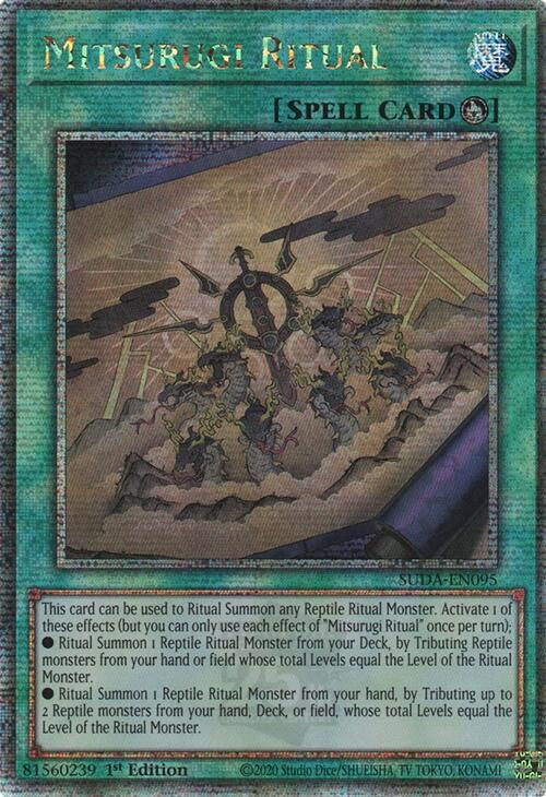 Mitsurugi Ritual (Quarter Century Secret Rare) [SUDA-EN095] Quarter Century Secret Rare | Mega City Incorporated