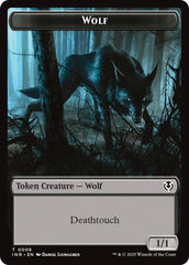 Wolf (0009) // Wolf (0018) Double-Sided Token [Innistrad Remastered Tokens] | Mega City Incorporated