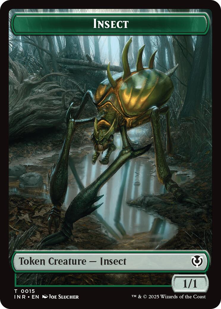 Insect // Spider Double-Sided Token [Innistrad Remastered Tokens] | Mega City Incorporated