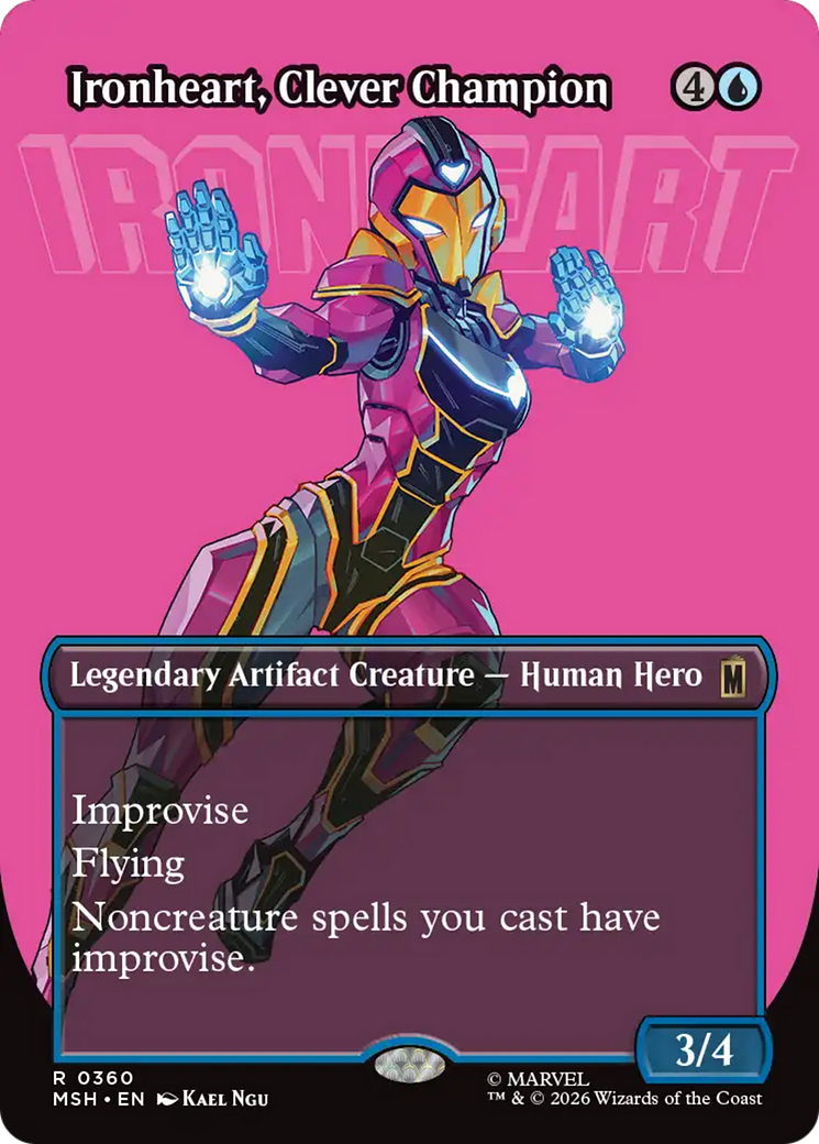 Ironheart, Clever Champion (Borderless) [Marvel Super Heroes] | Mega City Incorporated