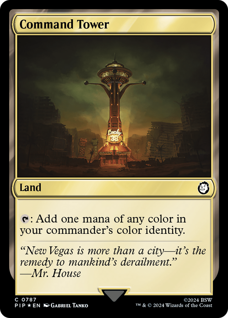 Command Tower (Surge Foil) [Fallout] | Mega City Incorporated