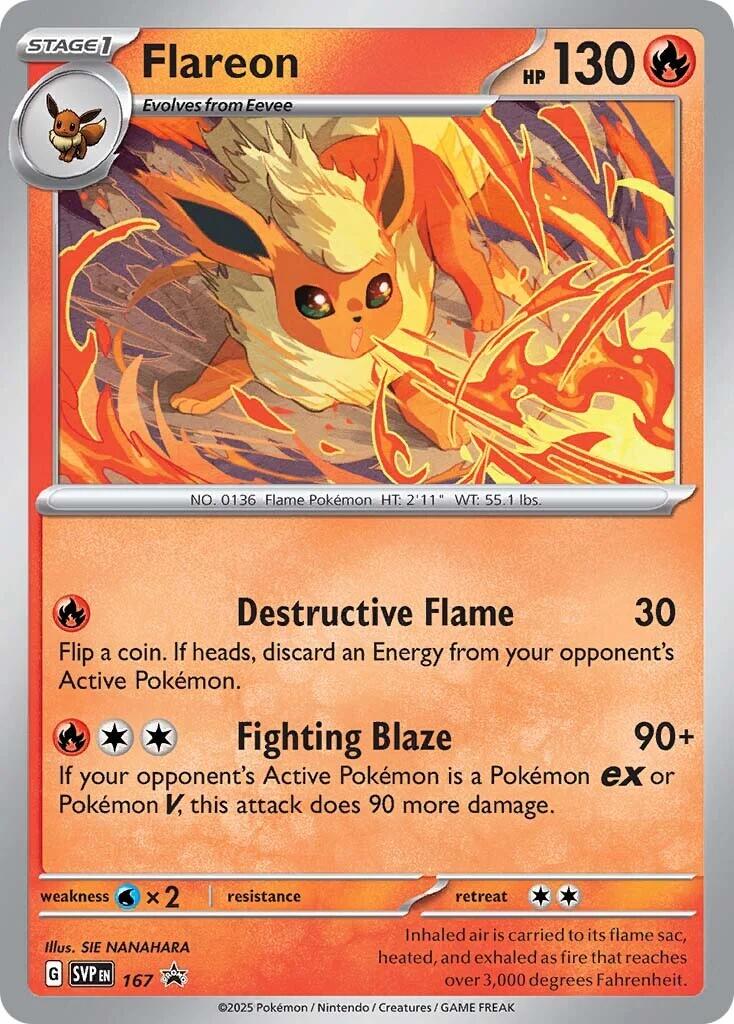 Flareon (SVP167) [Scarlet & Violet: Black Star Promos] | Mega City Incorporated