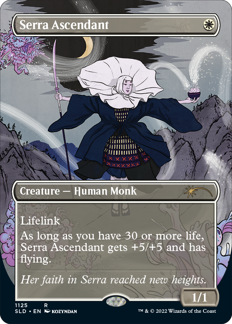 Serra Ascendant (Borderless) [Secret Lair Drop Series] | Mega City Incorporated