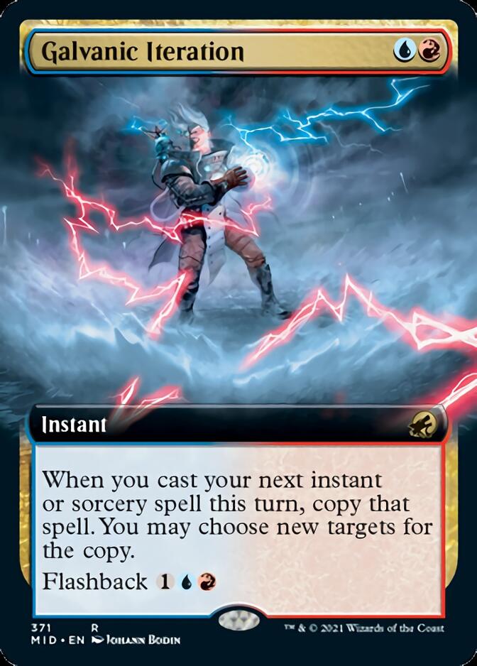 Galvanic Iteration (Extended Art) [Innistrad: Midnight Hunt] | Mega City Incorporated