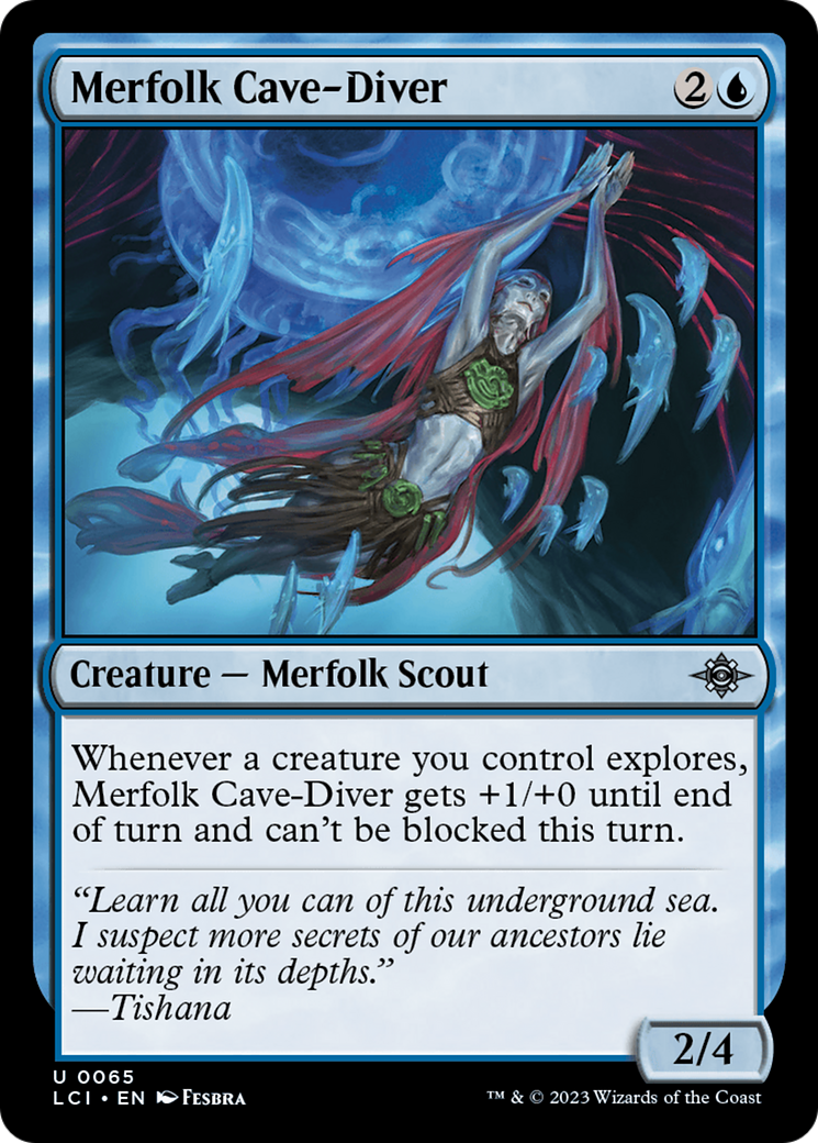 Merfolk Cave-Diver [The Lost Caverns of Ixalan] | Mega City Incorporated