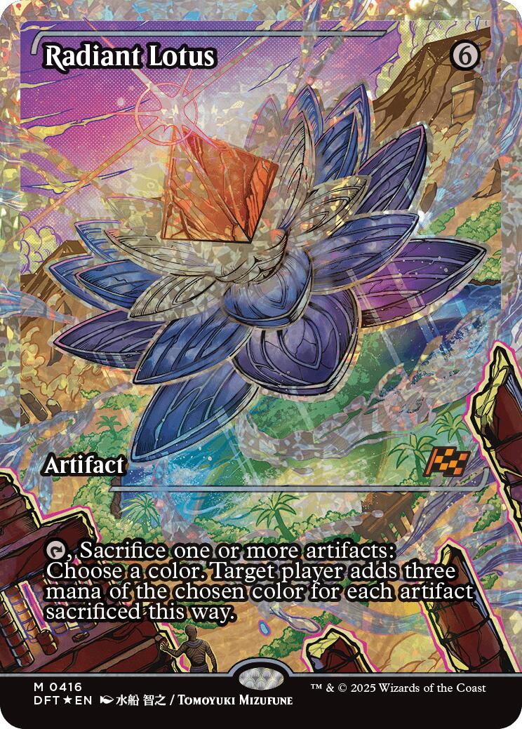 Radiant Lotus (Showcase Fracture Foil) (Japanese) [Aetherdrift] | Mega City Incorporated