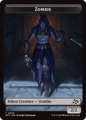 Zombie (0007) // Zombie (0003) Double-Sided Token [Aetherdrift Tokens] | Mega City Incorporated