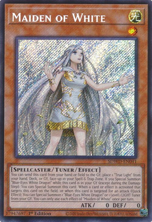 Maiden of White (Secret Rare) [SDWD-EN041] Secret Rare | Mega City Incorporated