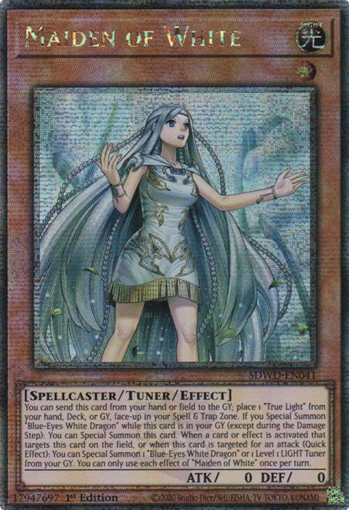 Maiden of White (Quarter Century Secret Rare) [SDWD-EN041] Quarter Century Secret Rare | Mega City Incorporated