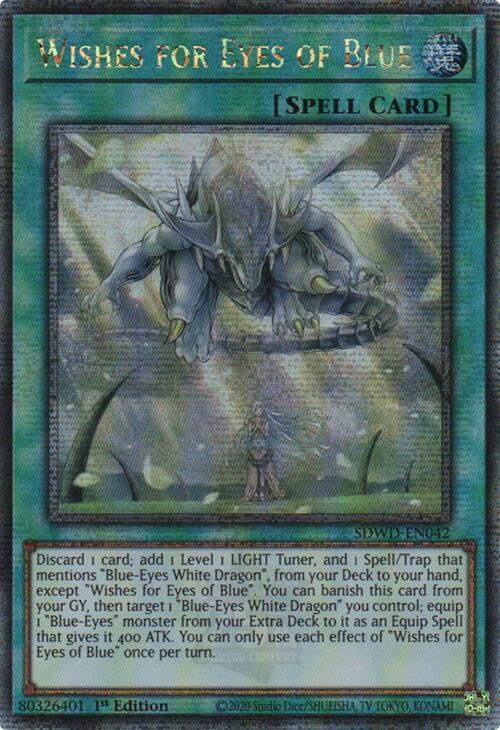 Wishes for Eyes of Blue (Quarter Century Secret Rare) [SDWD-EN042] Quarter Century Secret Rare | Mega City Incorporated