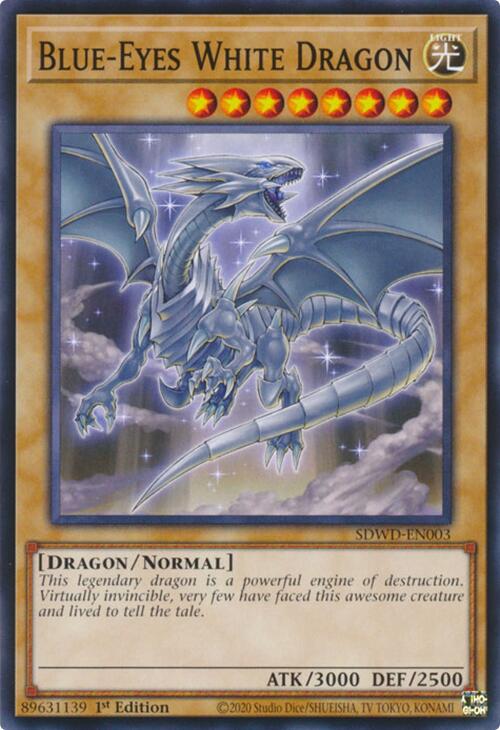 Blue-Eyes White Dragon [SDWD-EN003] Common | Mega City Incorporated