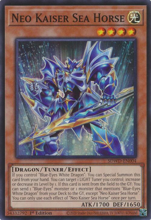 Neo Kaiser Sea Horse [SDWD-EN004] Super Rare | Mega City Incorporated