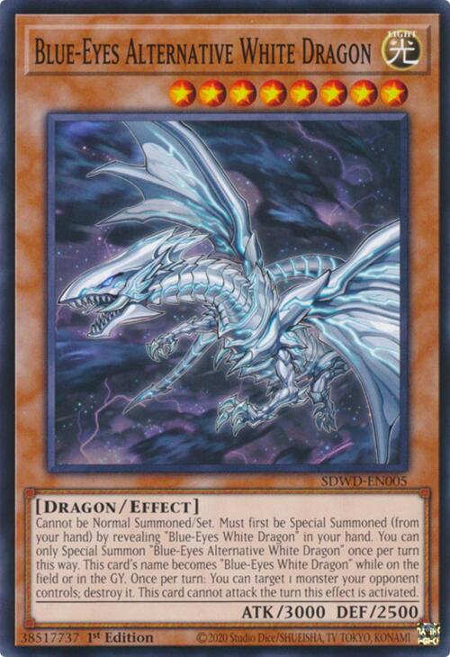 Blue-Eyes Alternative White Dragon [SDWD-EN005] Common | Mega City Incorporated