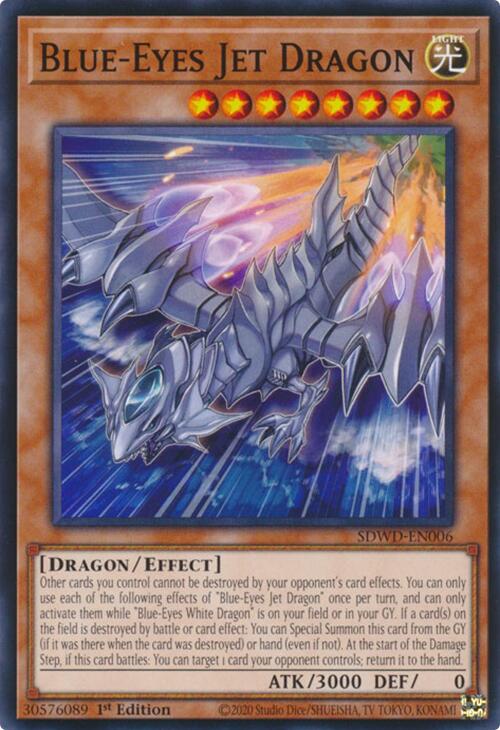 Blue-Eyes Jet Dragon [SDWD-EN006] Common | Mega City Incorporated