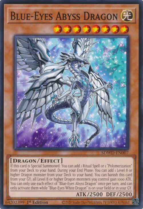Blue-Eyes Abyss Dragon [SDWD-EN007] Common | Mega City Incorporated