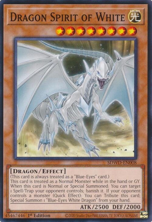 Dragon Spirit of White [SDWD-EN008] Common | Mega City Incorporated