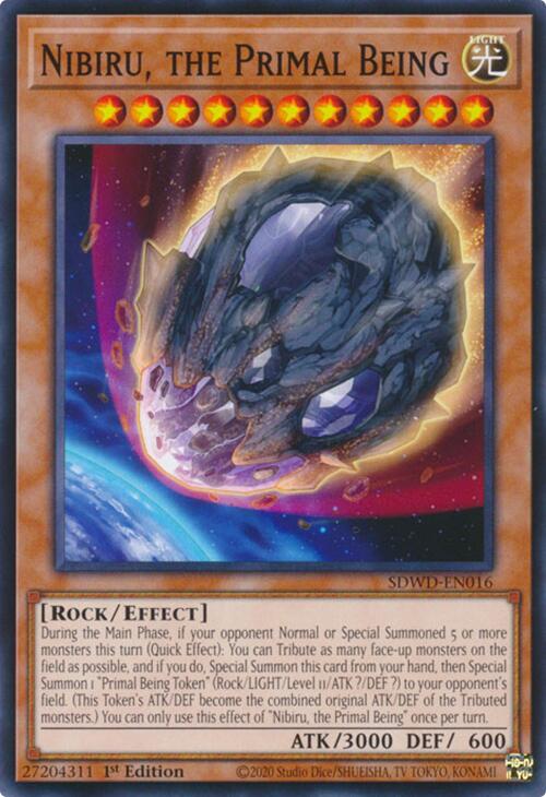 Nibiru, the Primal Being [SDWD-EN016] Common | Mega City Incorporated