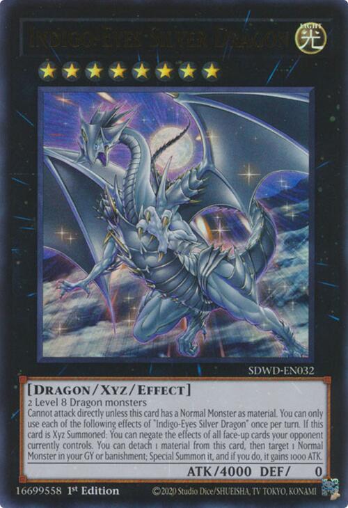 Indigo-Eyes Silver Dragon [SDWD-EN032] Ultra Rare | Mega City Incorporated