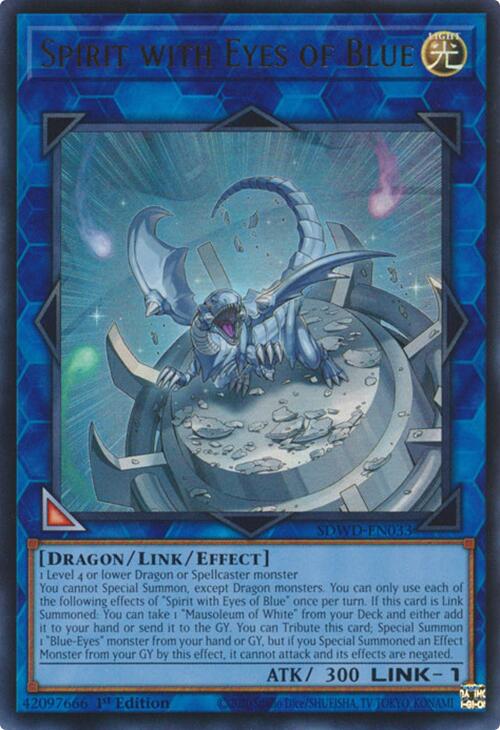 Spirit with Eyes of Blue [SDWD-EN033] Ultra Rare | Mega City Incorporated