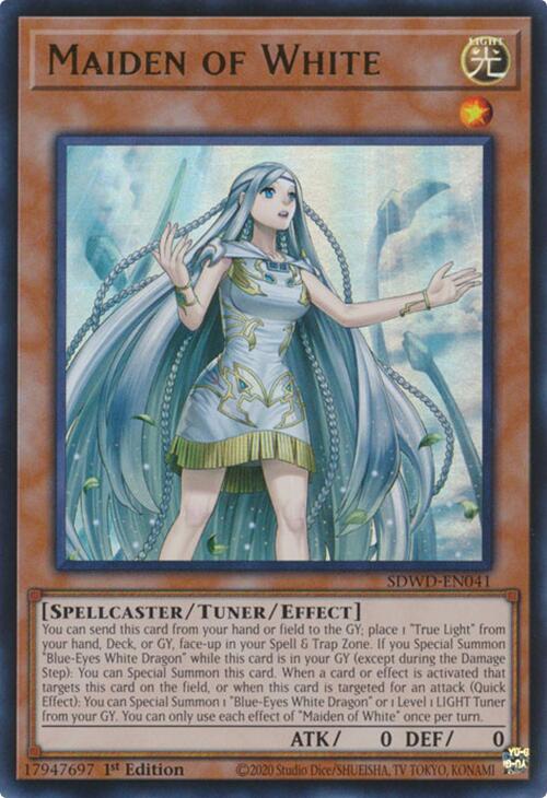 Maiden of White [SDWD-EN041] Ultra Rare | Mega City Incorporated