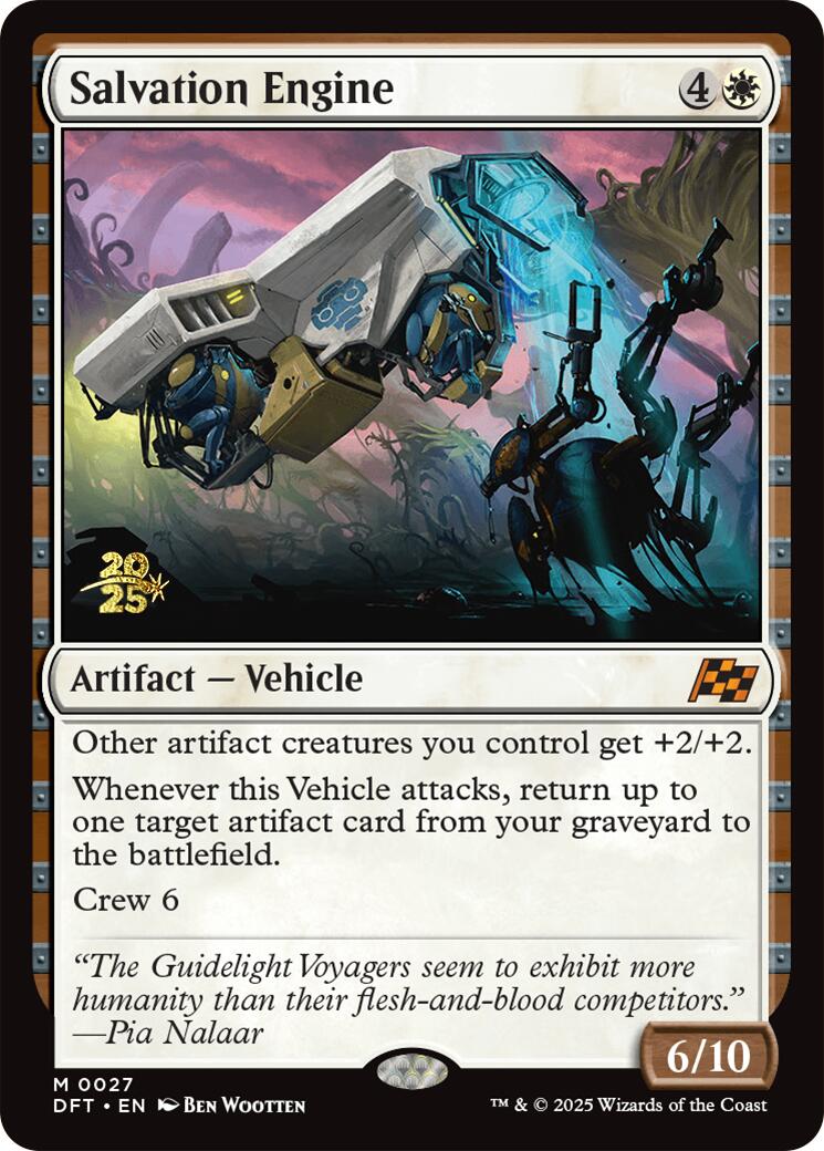 Salvation Engine [Aetherdrift Prerelease Promos] | Mega City Incorporated