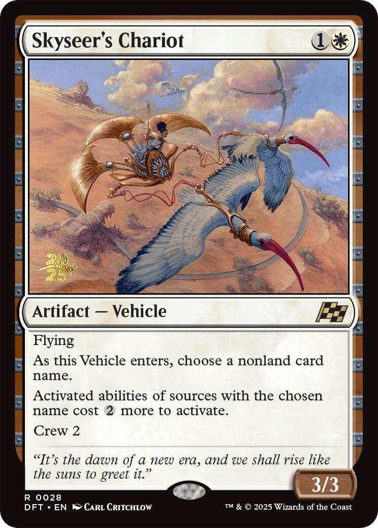 Skyseer's Chariot [Aetherdrift Prerelease Promos] | Mega City Incorporated