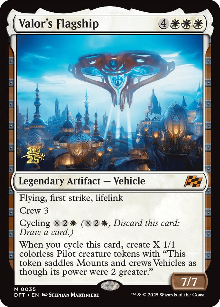 Valor's Flagship [Aetherdrift Prerelease Promos] | Mega City Incorporated