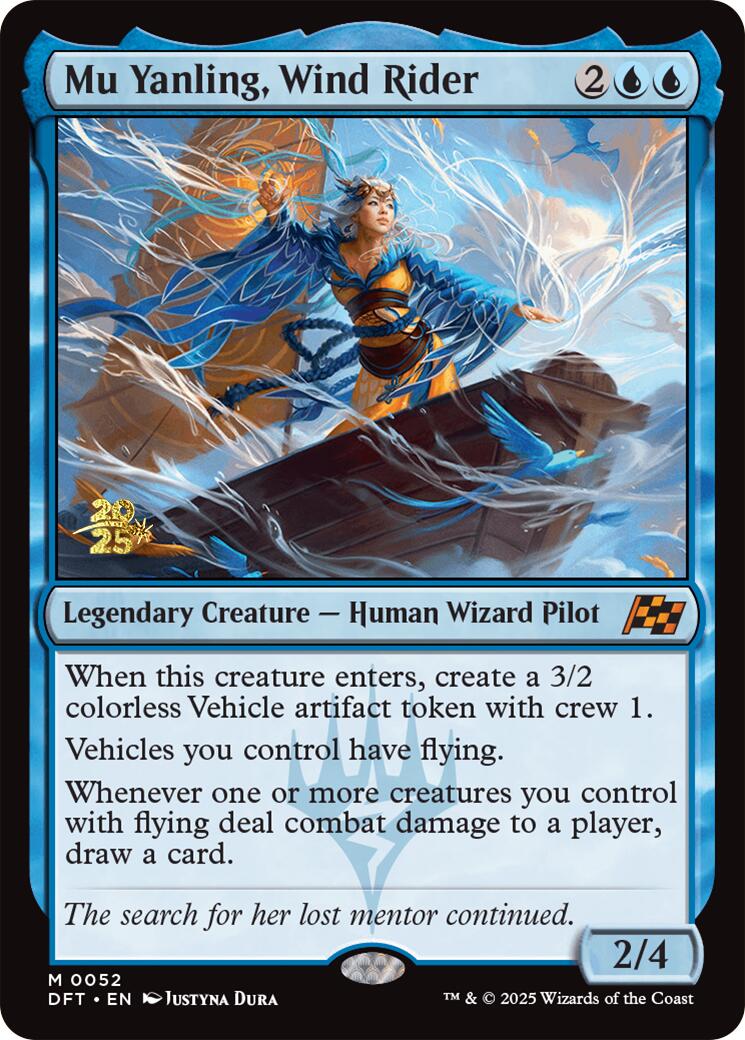 Mu Yanling, Wind Rider [Aetherdrift Prerelease Promos] | Mega City Incorporated