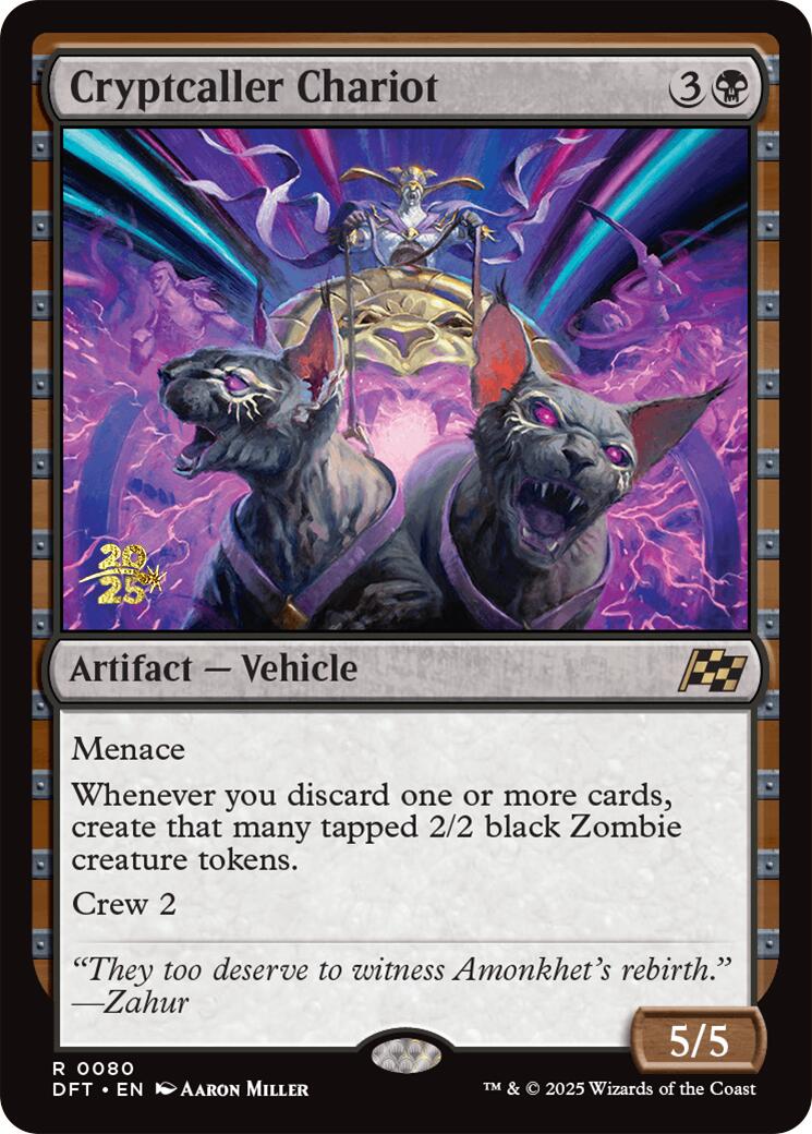 Cryptcaller Chariot [Aetherdrift Prerelease Promos] | Mega City Incorporated