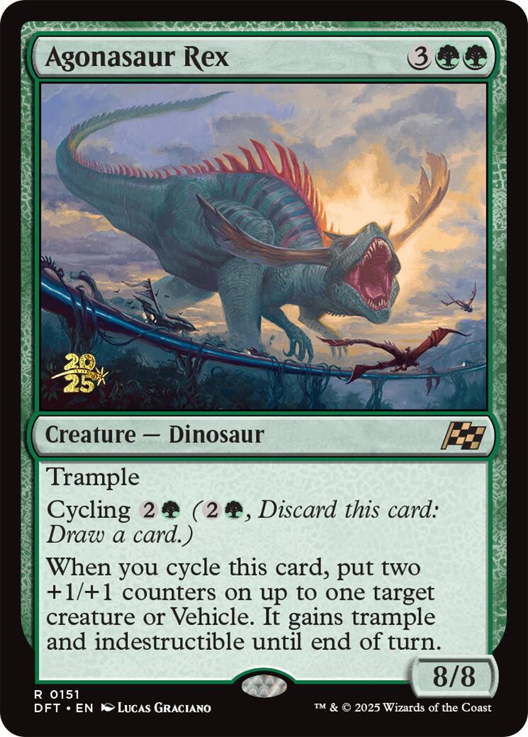 Agonasaur Rex [Aetherdrift Prerelease Promos] | Mega City Incorporated