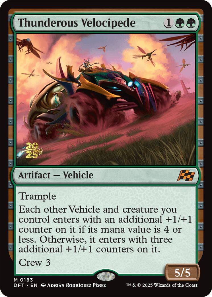 Thunderous Velocipede [Aetherdrift Prerelease Promos] | Mega City Incorporated