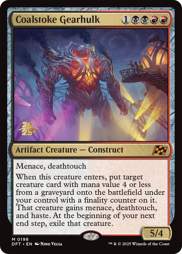 Coalstoke Gearhulk [Aetherdrift Prerelease Promos] | Mega City Incorporated